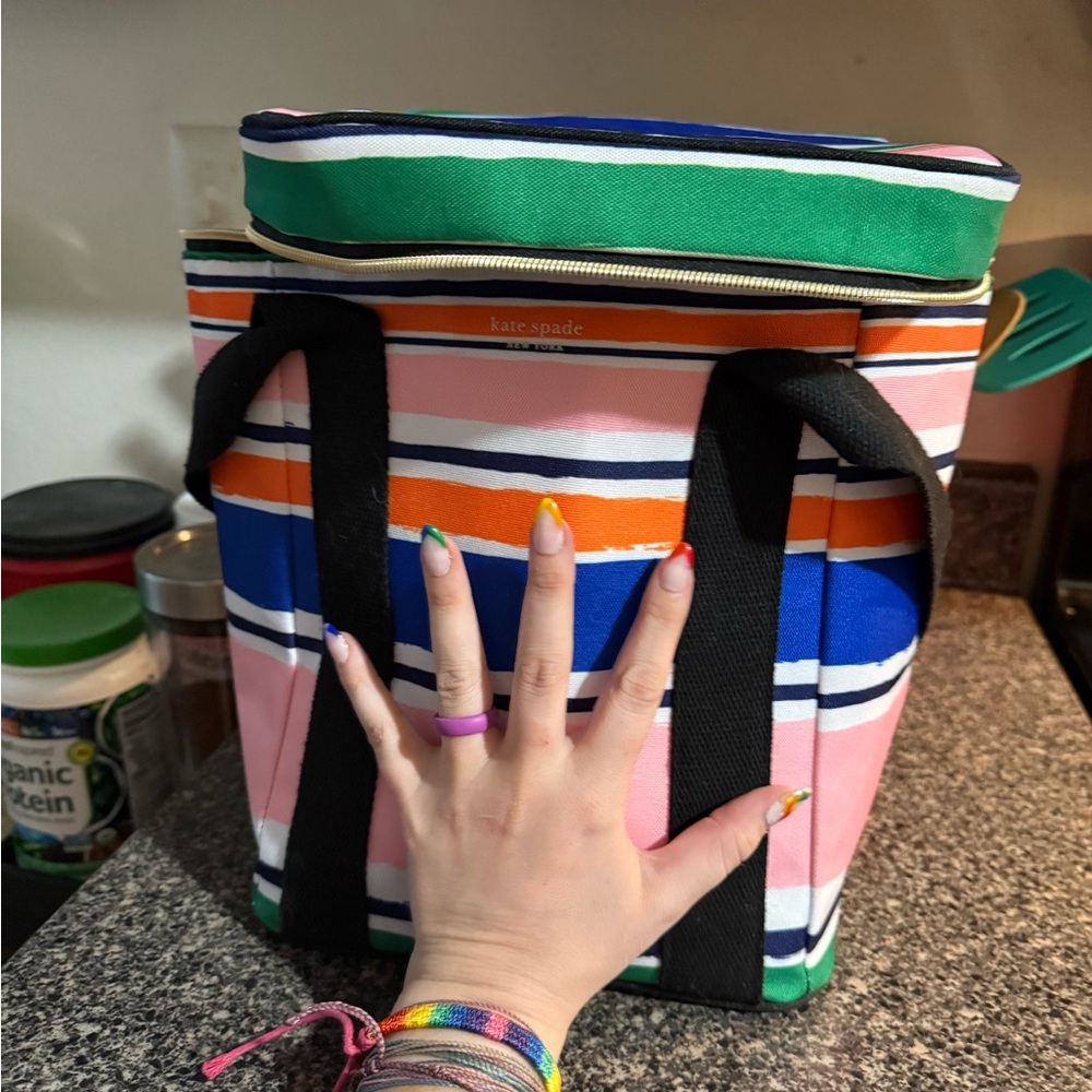Kate Spade Vibrant Striped Lunchbox - Picture 7 of 7